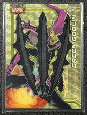 Marketplace image: 1/1 GREEN GOBLIN 2026 TOPPS CHROME MARVEL COMIC #045 CLAWED VAR SUPERFRACTOR 1/1