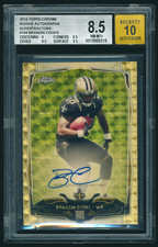Current marketplace image for 2014 Topps Chrome #149 Brandin Cooks Superfractor 1/1