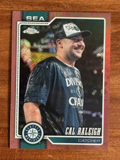 Marketplace image: 2026 Topps Chrome Logofractor Cal Raleigh ROSE GOLD 1/1 SUPERFRACTOR VARIATION