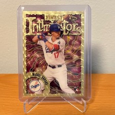 Current marketplace image for 2023 Topps Finest Flashbacks #159 Miguel Vargas Superfractor 1/1