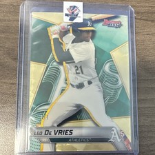 Marketplace image: Topps 2025 Bowman's Best Top Prospects Leo De Vries A's Superfractor TP-26 1/1