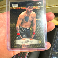 Marketplace image: Topps Stadium Club Chrome UFC John Castaneda RC Superfractor 1/1 CB-200