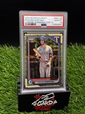 Marketplace image: Paulino Santana 2024 Bowman Draft - Chrome #BDC-126 SuperFractor 1/1 (RC) PSA 10