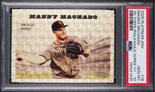 Current marketplace image for 2025 Topps Chrome #55RS-18 Machado Rails Superfractor 1/1