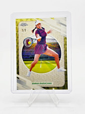 Current marketplace image for 2026 Topps Chrome Tennis #15 Emma Raducanu Superfractor 1/1