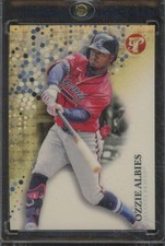 Marketplace image: 2022 Topps Pristine OZZIE ALBIES #49 SUPERFRACTOR Refractor 1/1 SSP Braves MT1