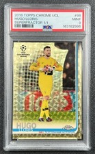 Marketplace image: 1/1 HUGO LLORIS PSA 9 2018 TOPPS CHROME UCL #98 SUPERFRACTOR 1/1