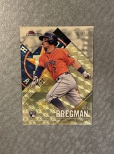 Marketplace image: 2017 Topps Finest Firsts Alex Bregman Superfractor 1/1 Rookie RC Astros #FFI-ABR