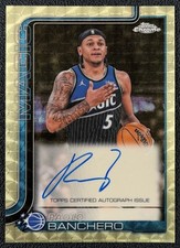 Marketplace image: 1/1 PAOLO BANCHERO 2025-26 TOPPS CHROME UPDATE #TCA-PB SUPERFRACTOR AUTO 1/1