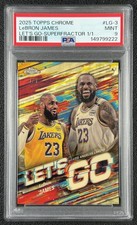 Marketplace image: 1/1 LEBRON JAMES PSA 9 2025-26 TOPPS CHROME #LG-3 LET'S GO SUPERFRACTOR 1/1