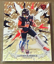 Marketplace image: 2025 Topps Resurgence Luther Burden III Superfractor 1/1 Auto Chicago Bears