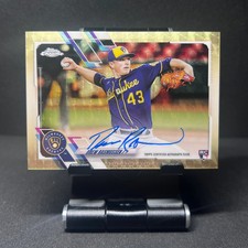 Marketplace image: 2021 TOPPS CHROME DREW RASMUSSEN SUPERFRACTOR ROOKIE AUTO RC 1/1