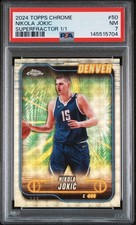 Marketplace image: NIKOLA JOKIC 2024-25 TOPPS CHROME SUPERFRACTOR SP 1/1 PSA 7 NM NUGGETS