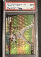 Current marketplace image for 2021 Topps Stadium Club Chrome #240 Dinelson Lamet Superfractor