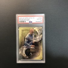 Marketplace image: 2025-26 Topps Total Football Erling Haaland Superfractor 1/1 Man City PSA 10