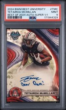 Marketplace image: TETAIROA MCMILLAN RC 2024 BOWMAN U BEST SUPERFRACTOR ROOKIE AUTO SP 1/1 PSA 9