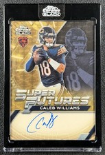 Marketplace image: 1/1 CALEB WILLIAMS 2025 TOPPS CHROME BLACK SUPER FUTURES AUTO SUPERFRACTOR 1/1