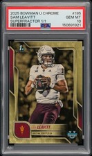 Marketplace image: Sam Leavitt | 2025 Bowman Chrome U Superfractor 1/1 PSA 10 Gem Mint