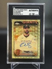 Marketplace image: Robbie Ray 2024 Topps Chrome Autographs #AC-RRA Superfractor 1/1