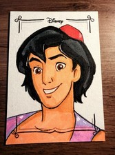 Marketplace image: ALADDIN 2025 TOPPS CHROME DISNEY SKETCH CARD SP 1/1