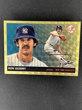 Current marketplace image for 2025 Topps Chrome #481 Platinum Anniversary Ron Guidry Superfractor 1/1