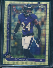 Current marketplace image for 2025 Topps Chrome #347 Malaki Starks Superfractor 1/1