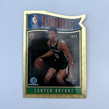 Marketplace image: 2025 Topps Bowman Chrome ROY Favorites Carter Bryant Superfractor 1/1 SEE DISC.