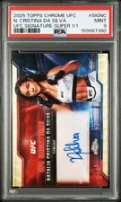 Marketplace image: 2025 Topps Chrome UFC Natalia Silva Auto Superfractor 1/1 PSA 9
