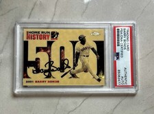 Marketplace image: 2006 Topps Chrome Barry Bonds Home Run History AUTO SUPERFRACTOR PSA Authentic