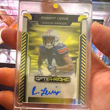 Marketplace image: 2025 Leaf Optichrome Robert Lewis RC Auto 1/1 superfractor