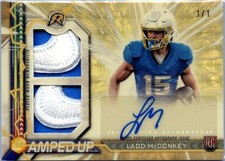 Marketplace image: LADD MCCONKEY 2024 TOPPS RESURGENCE SUPERFRACTOR AMPED UP ROOKIE PATCH AUTO 1/1