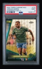 Current marketplace image for 2024 Topps Chrome MLS #172 Jordan Morris Superfractor 1/1