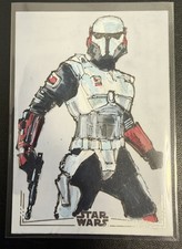 Marketplace image: Tank Trooper 1/1 Sketch by Neil A Brady 2026 Topps Chrome Star Wars