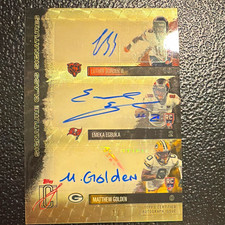 Marketplace image: Topps 2025 Signature Class Superfractor 1/1 SCTS-BEG Triple Auto Burden