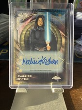 Marketplace image: 2026 Topps Chrome Star Wars Barriss Offee Nalini Krishan Superfractor Auto 1/1