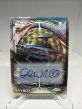 Marketplace image: 2026 Topps Chrome Star Wars David W. Collins Superfractor 1/1 Auto Spybot Debut