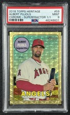 Current marketplace image for 2018 Topps Heritage #THC-59 CHROME SUPERFRACTOR Superfractor 1/1