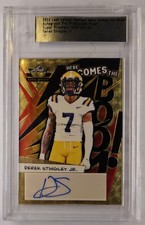 Marketplace image: SUPER PRISMATIC GOLD SUPERFRACTOR 1/1 AUTO DEREK STINGLEY JR HOUSTON TEXANS MINT