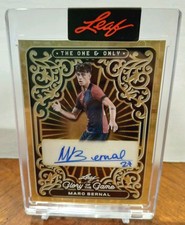 Marketplace image: Marc Bernal 2025 Leaf Glory Of The Game One And Only Barca Superfractor Auto 1/1