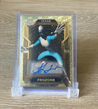 Marketplace image: Topps 2025 Pixar Gold Chrome Frozone - Samuel L Jackson Superfractor 1/1 Auto