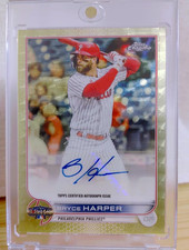 Marketplace image: 2022 Topps Chrome Bryce Harper Autograph Phillies 1/1 Superfractor Auto