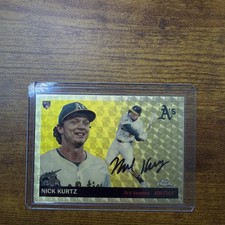 Marketplace image: 2025 Chrome Platinum Superfractor Nick Kurtz 1/1 RC