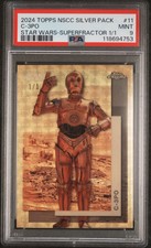 Marketplace image: 2024 Topps NSCC Star Wars C-3po #11 PSA 9 Superfractor 1/1