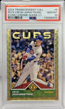 Marketplace image: Pete Crow-Armstrong 2024 Topps Transcendent Coll RC Superfractor #d 1/1 - PSA 10