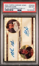 Marketplace image: 2022 Topps Chrome Sonic Dual Auto Superfractor 1/1 CJ Abrams/Mackenzie Gore 🔥🔥