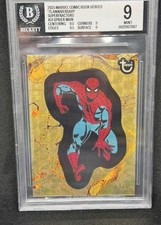 Marketplace image: 2025 Topps Marvel Comic Book Heroes Spider Man Superfractor 1/1 BGS 9