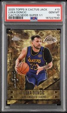 Marketplace image: 2025 Topps Chrome LUKA DONCIC Cactus Jack Superfractor 1/1 PSA 10 Gem LA Lakers