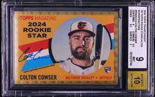 Marketplace image: 2024 Topps Transcendent Colton Cowser Rookie Superfractor Auto 1/1 Bgs 9 10 RC