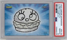 Marketplace image: 2025 TOPPS CHROME SPONGEBOB 1/1 PATTY HYPE PSA 10 - DOODLE BURGER