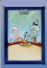 Marketplace image: 2025 TOPPS CHROME SPONGEBOB 1/1 SKETCH - SQUIDWARD HALSEY CAMERA (MAKE OFFER)